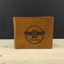 Hanomag Logo rund Leder Geldbörse - SALE -